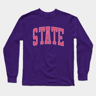 STATE TYPOGRAPHY Long Sleeve T-Shirt